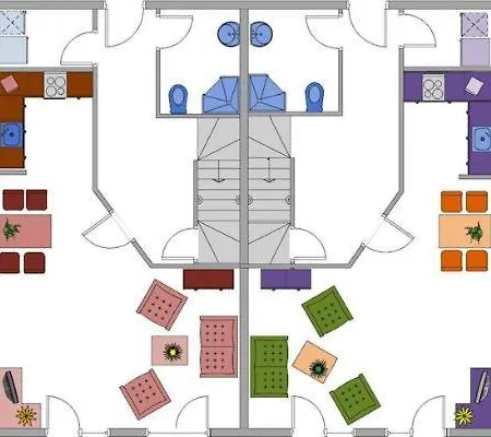 Prázdninový dům Doppelhaushaelfte Diek Twilling 1 Böhl